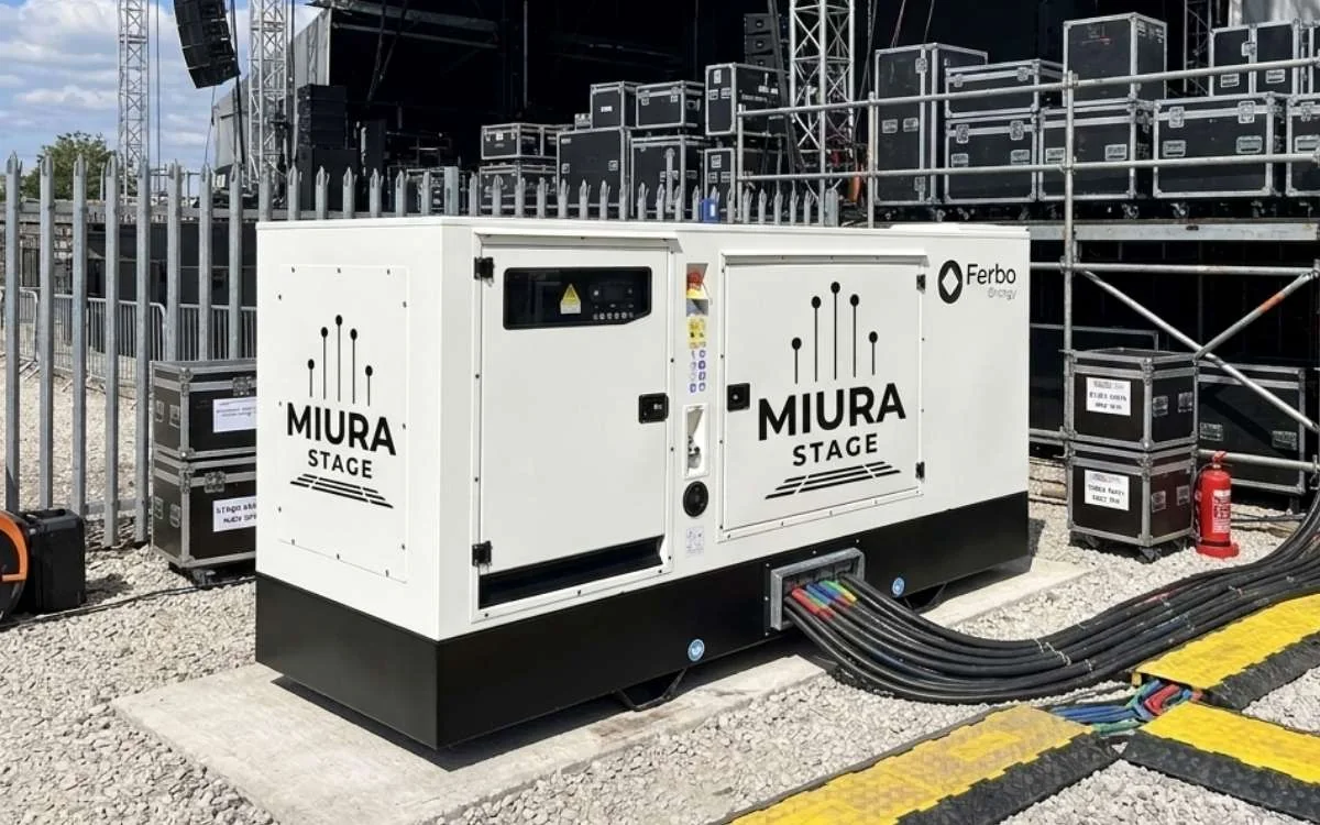 Grupos electrógenos insonorizados de 15 kW a 80 kW para eventos